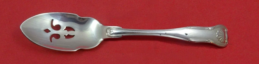 King by Kirk Sterling Silver Olive Spoon Pierced 5 3/4" Custom Made: King by Kirk Sterling Silver Olive Spoon Pierced 5 3/4" Custom Made Pattern: King Brand: Kirk Type: Serving Spoon Age: Post-1940 Composition: Sterling Silver Maker: Kirk King by kirksterling silver cu