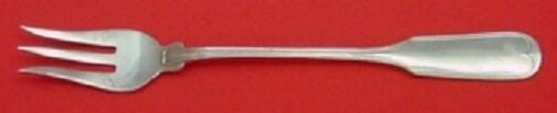 Fiddle Thread By Frank Smith Sterling Silver Cocktail Fork 5 3/4": Fiddle Thread By Frank Smith Sterling Silver Cocktail Fork 5 3/4" Seller Notes: " Excellent condition" Maker: Frank Smith Age: 1900-1940 Brand: Frank Smith Pattern: Fiddle Thread Type: Flatware - Fork