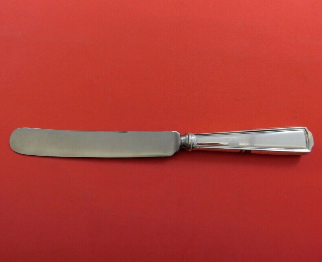 American Chippendale by Frank Smith Sterling Silver Regular Knife Blunt 8 3/4": American Chippendale by Frank Smith Sterling Silver Regular Knife Blunt 8 3/4" Seller Notes: " Excellent condition" Type: Knife Age: 1900-1940 Brand: Frank Smith Composition: Sterling Silver Maker: Fr