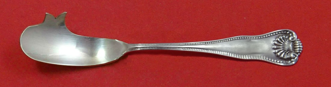 Newport Shell by Frank Smith Sterling Silver Cheese Knife w/Pick FH AS Custom: Newport Shell by Frank Smith Sterling Silver Cheese Knife w/Pick FH AS Custom Seller Notes: " Excellent" Maker: Frank Smith Composition: Sterling Silver Age: Post-1940 Type: Cheese Knife Newport shell