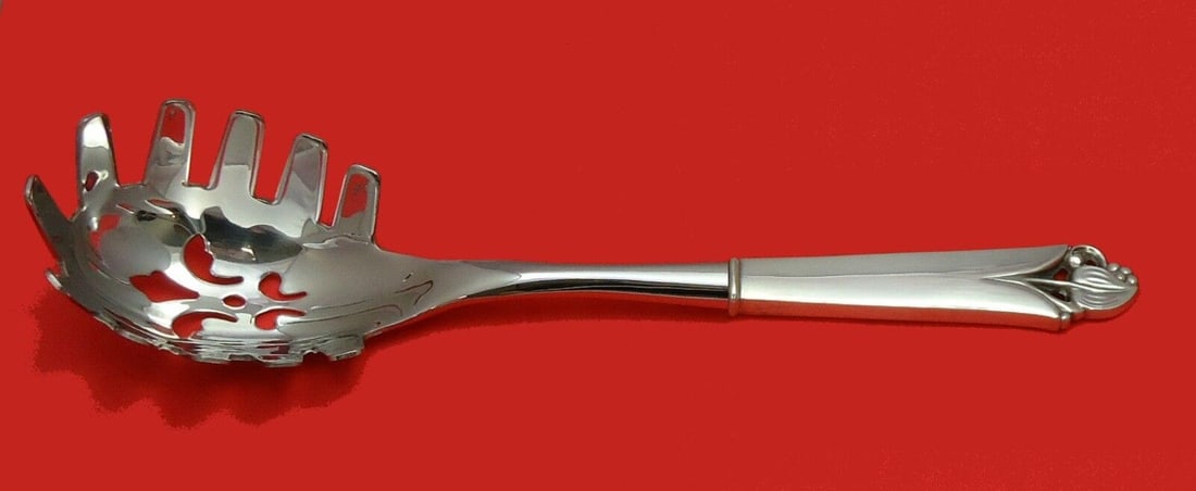 Woodlily by Frank Smith Sterling Silver Pasta Server Custom Made HHWS: Woodlily by Frank Smith Sterling Silver Pasta Server Custom Made HHWS Composition: Sterling Silver Maker: Frank Smith Woodlily by frank smith sterling silver custom made hollow handle with stainless p