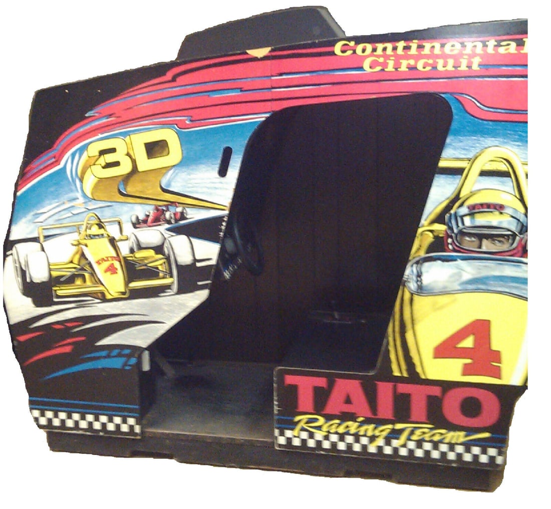 CONTINENTAL CIRCUIT ARCADE MACHINE by TAITO (Excellent Condition) *RARE*: CONTINENTAL CIRCUIT ARCADE MACHINE by TAITO (Excellent Condition) *RARE* Year: 1989 CONTINENTAL CIRCUIT Arcade Machine by TAITO CONTINENTAL CIRCUIT Arcade Machine by TAITO 1989 is in great condition i