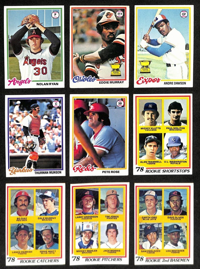 1978 Topps Baseball Card Complete Set (1-726) Murray Dawson Molitor Ryan 191962: 1978 Topps Baseball Card Complete Set (1-726) Murray Dawson Molitor Ryan 191962 Season: 1978 Manufacturer: Topps Sport: Baseball Pre-Owned While the lot images are representative of the item, the size