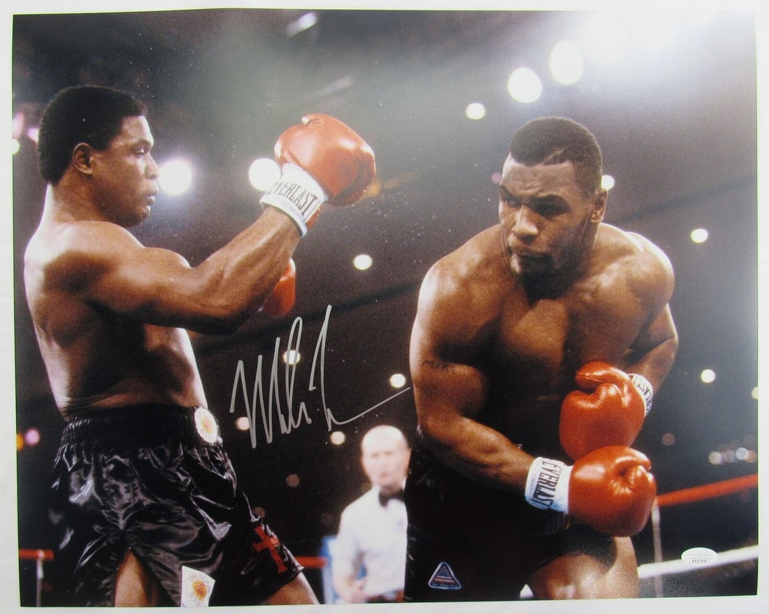 Mike Tyson Signed 16x20 Photo JSA COA: Mike Tyson Signed 16x20 Photo JSA COA Autograph Authentication: JSA Mike Tyson Signed 16x20 Photo JSA COA Mike Tyson Signed 16x20 Photo JSA COA While the lot images are representative of the item, the