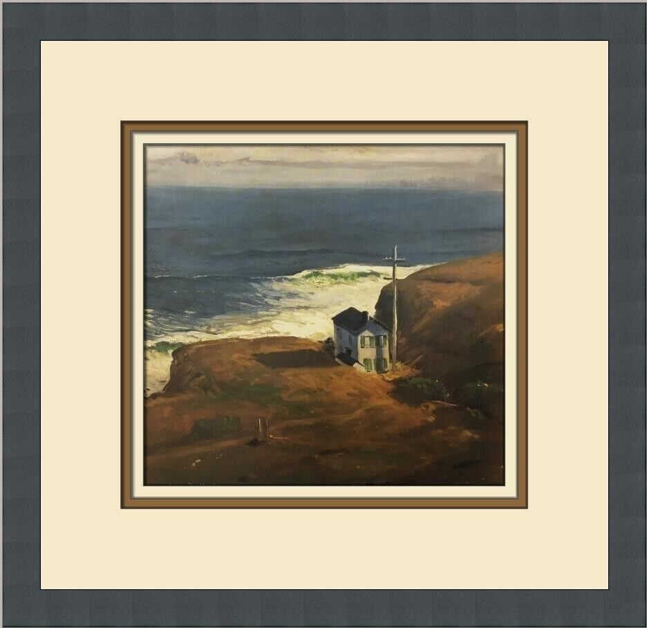 George Wesley Bellows Shore House Custom Framed Print: George Wesley Bellows Shore House Custom Framed Print Unit Of Sale: Single Piece Artist: George Wesley Bellows Image Orientation: Landscape Size: Medium Signed: No Title: Shore House Material: Paper I