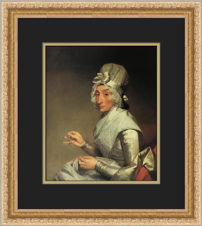 Gilbert Stuart Mrs. Richard Yates Custom Framed Print: Gilbert Stuart Mrs. Richard Yates Custom Framed Print Unit Of Sale: Single Piece Artist: Gilbert Stuart Size: Medium Item Length: 14 in Region Of Origin: United States Framing: Matted & Framed Persona