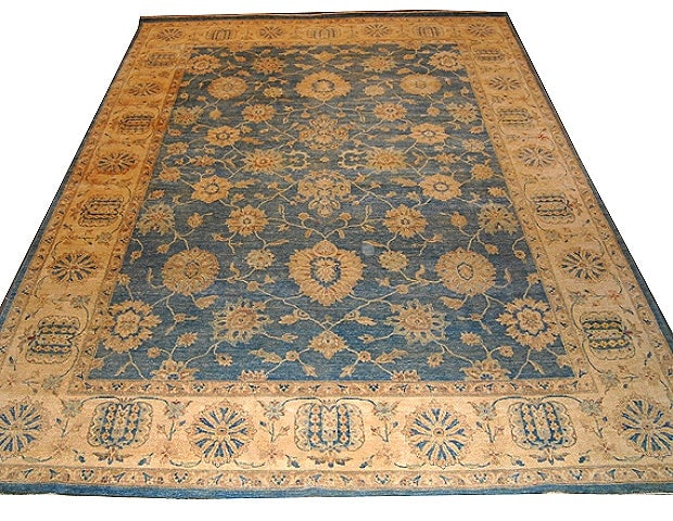 8'9 x 11'7 Twilight Blue HT Chobi Peshawar Rug: 8'9 x 11'7 Twilight Blue HT Chobi Peshawar Rug Free continental US Shipping Size in Feet: Width: 8'9 x Length: 11'7 Size in Inches: Width: 105 in x Length: 139 in Rug Type: Area Rug Colors: Twilight B