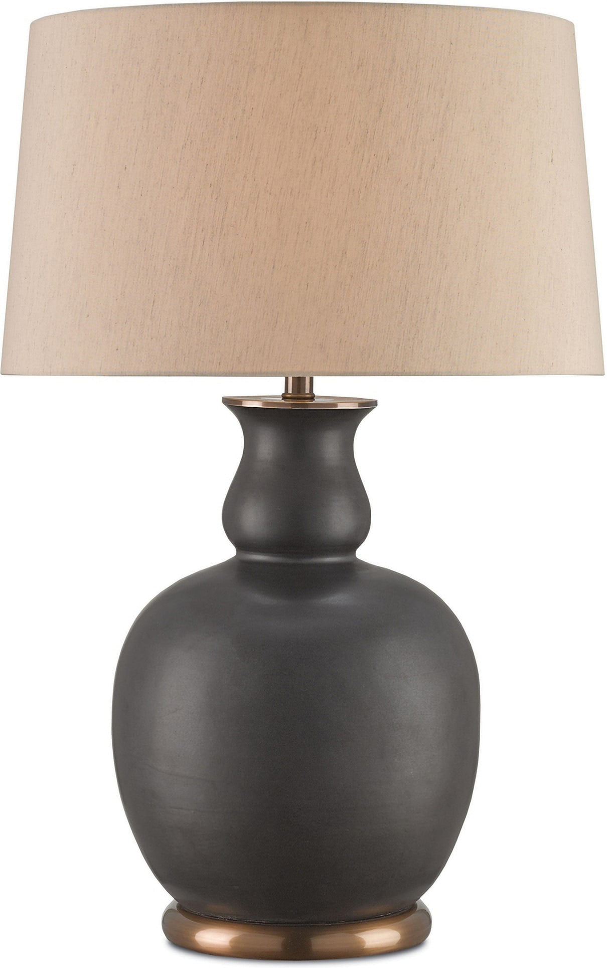 Ultimo Black Table Lamp In Matte Black: Ultimo Black Table Lamp In Matte Black The Ultimo Table Lamp Cuts A Bold Profile With The Lustrous Matte Black Finish On Its Rotund Ceramic Body. Details That Make This Black Lamp Special Include The