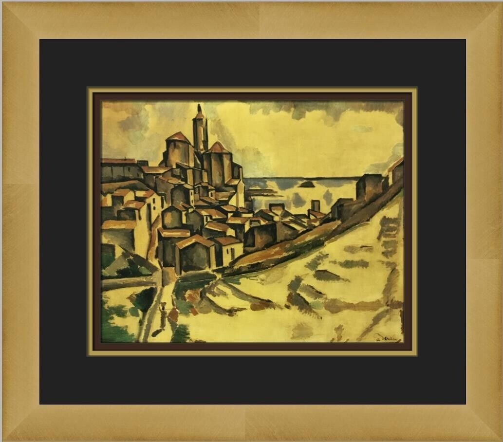 Andre Derain Cadaques I Custom Framed Print: Andre Derain Cadaques I Custom Framed Print Unit Of Sale: Single-Piece Work Artist: Andre Derain Size: Medium Custom Bundle: No Item Length: 16 in Region Of Origin: united states Framing: Matted & Fra