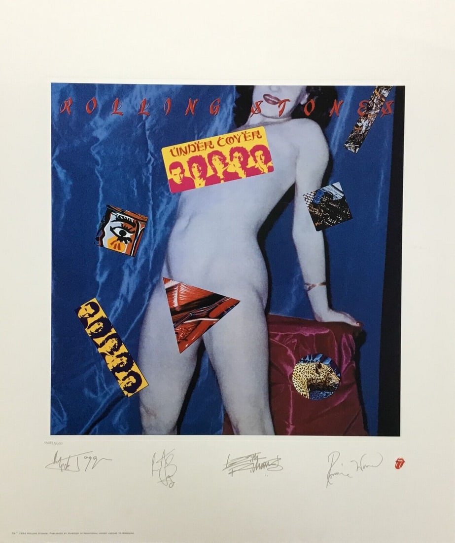 Rolling Stones Undercover Album Cover Art L/ED Signed/Numbered: Rolling Stones Undercover Album Cover Art L/ED Signed/Numbered Industry: Music Artist/Band: Rolling Stones Size: 22 x 26 Original/Reproduction: Original Genre: Rock & Pop None PLEASE NOTE: LOCAL PICK