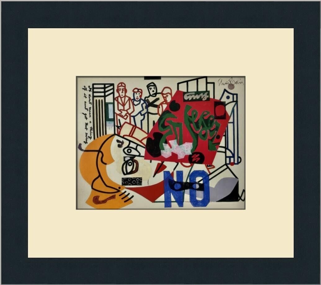 Stuart Davis American Painting Custom Framed Print: Stuart Davis American Painting Custom Framed Print Unit Of Sale: Single Piece Artist: Stuart Davis Size: Medium Item Length: 13 in Region Of Origin: United States Framing: Matted & Framed Personalize: