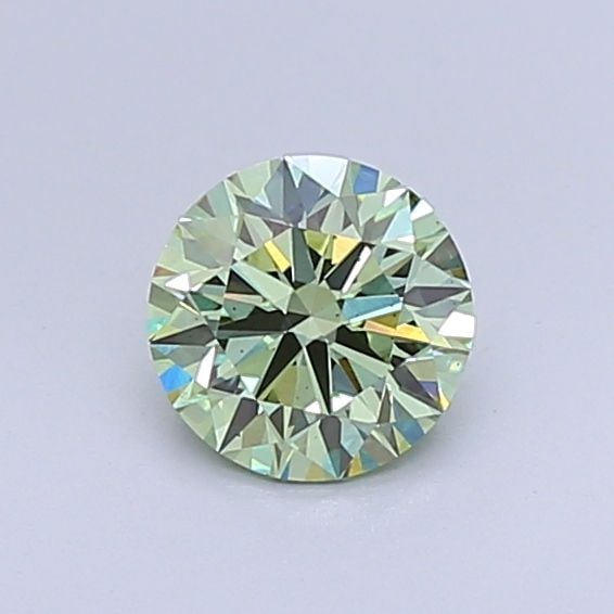 Ideal Loose Diamond - ROUND 1.1ct Fancy Vivid Green VS2: Ideal Loose Diamond - ROUND 1.1ct Fancy Vivid Green VS2 Source: This is a real non-mined Diamond that has been grown in a lab Shape: ROUND Carats: 1.1 Color: Fancy Vivid Green Certification: IGI Video