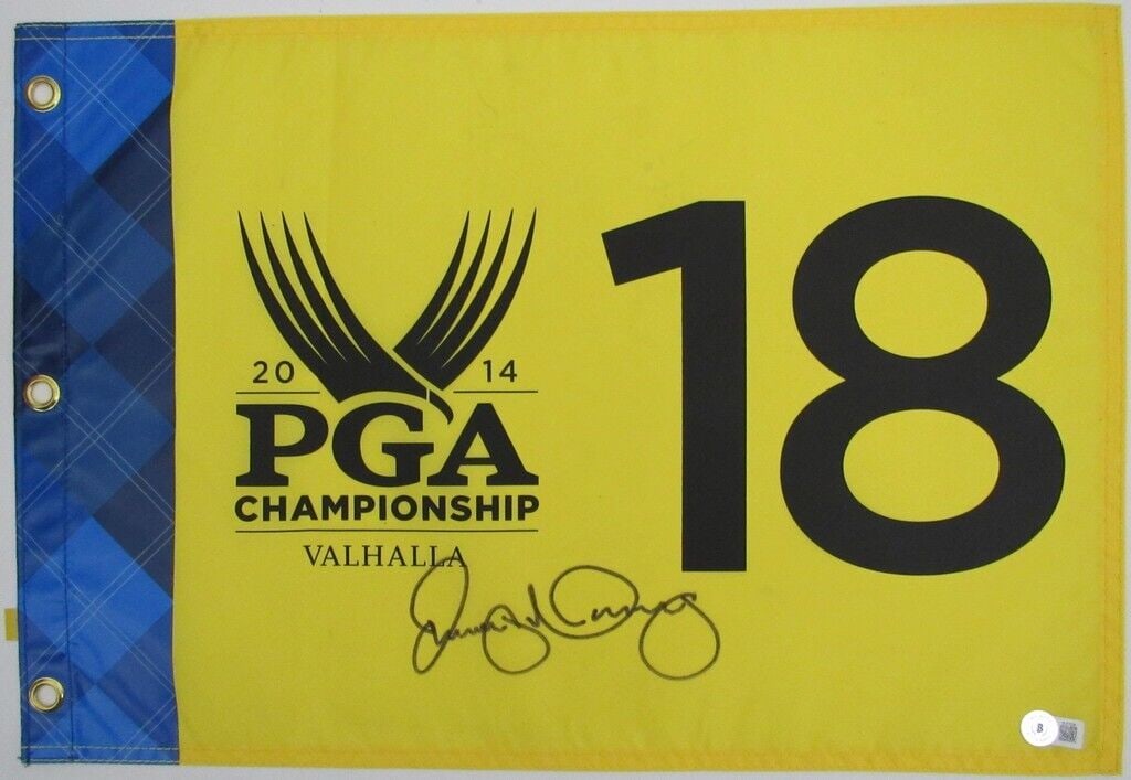 Rory McIlroy Autographed/Signed Official Pin Flag 2014 PGA Champ Beckett 188049: Rory McIlroy Autographed/Signed Official Pin Flag 2014 PGA Champ Beckett 188049 Original/Reprint: Original Product: Flag Sport: Golf-PGA Productname: Rory McIlroy Autographed Pin Flag Signed: YES Pre-