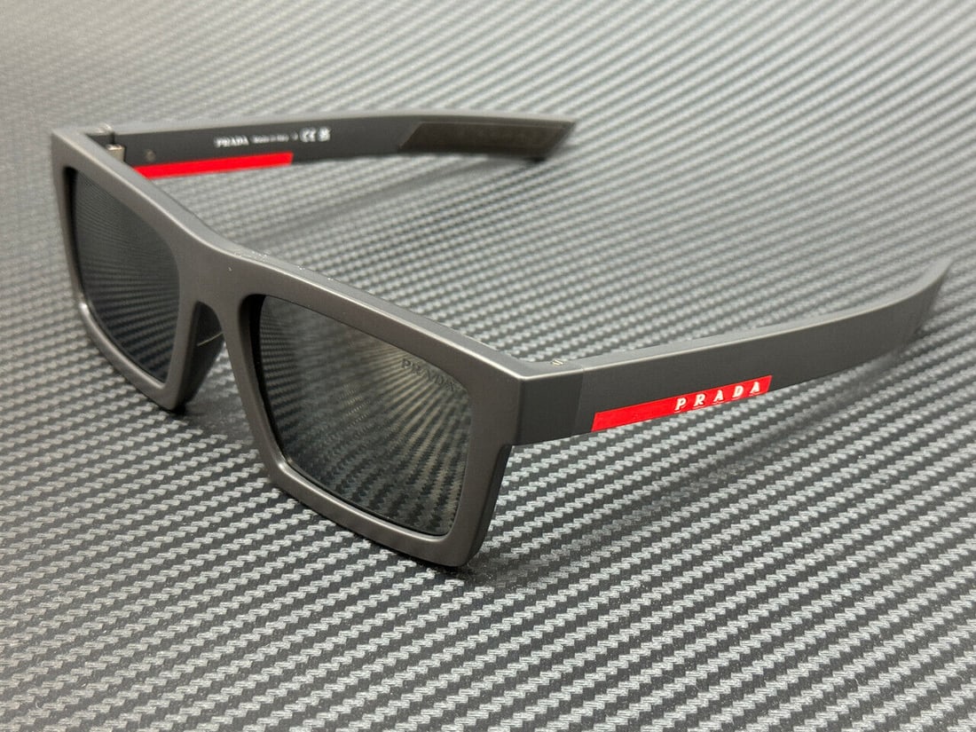 PRADA LINEA ROSSA PS 02ZSU 18K60A Metal Grey Mirror Men's 55 mm Sunglasses: PRADA LINEA ROSSA PS 02ZSU 18K60A Metal Grey Mirror Men's 55 mm Sunglasses Frame Color: Gray Type: Sunglasses New The MYNT Guarantee: All items in this auction are guaranteed to be 100% authentic. At