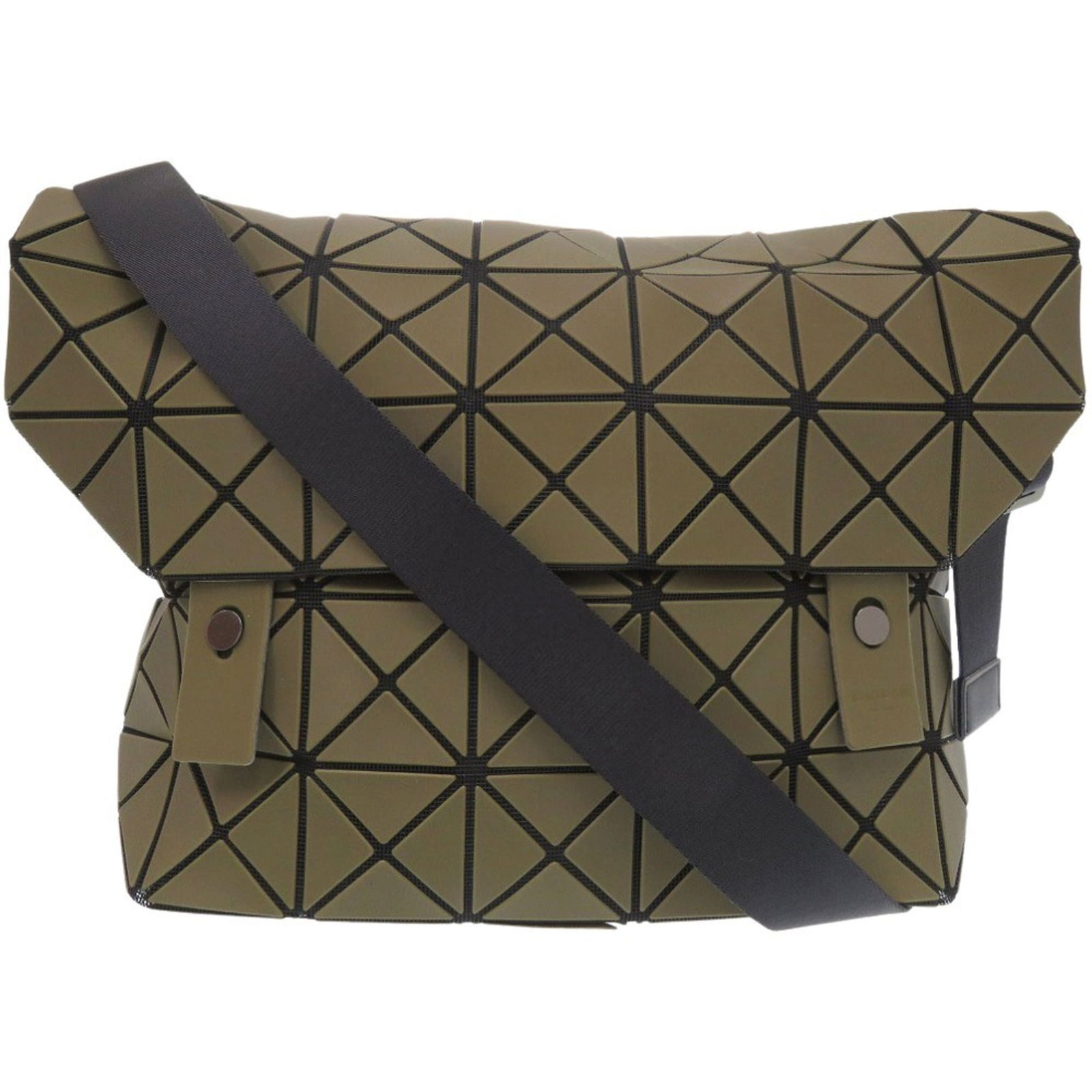 Issey Miyake Bao Shoulder Bag Rock Khaki Black PVC BB66-AG402 1883ISSEY MIYAKE: Issey Miyake Bao Shoulder Bag Rock Khaki Black PVC BB66-AG402 1883ISSEY MIYAKE Brand: Issey Miyake Type: Shoulder bag Material: PVC Polyester PVC: Polyester: Color: Black Khaki Gender: Men Size (HxWxD