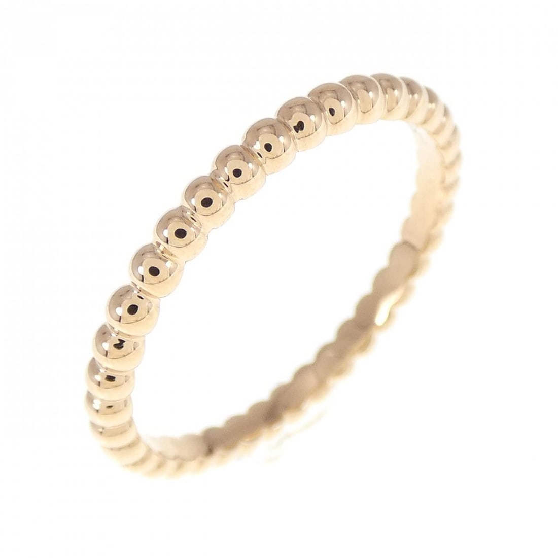 Van Cleef & Arpels PERRELET Small Ring: Van Cleef & Arpels PERRELET Small Ring Style: Ring Material: 750 Pink Gold Gender: Ladies" Size: 7 (US size) (54) Accessories: No accessories Main Stone: No stones Weight: approx. 2.0G Actualsize: Max