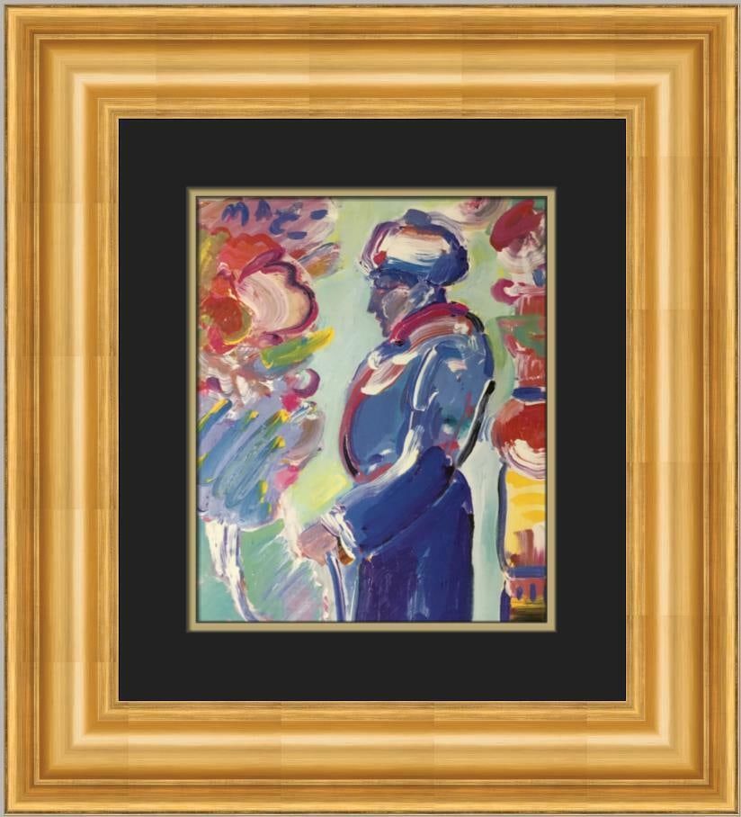 Peter Max - Figure - Newly Custom Framed Print: Peter Max - Figure - Newly Custom Framed Print Size: Medium Region Of Origin: United States Artist: Peter Max Production Technique: Lithography Framing: Matted & Framed Custom Bundle: No Style: Pop Ar