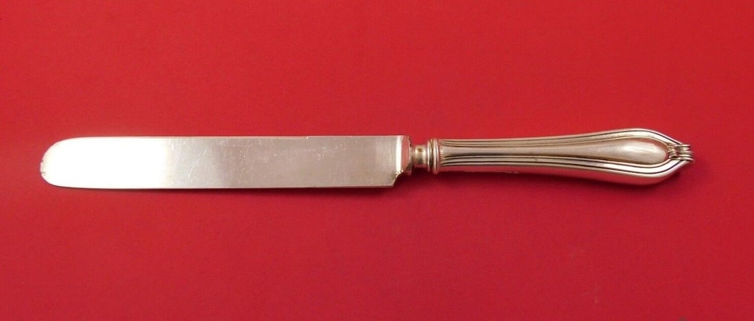 Martha Randolph by Frank Smith Sterling Silver Dinner Knife Blunt 9 3/4": Martha Randolph by Frank Smith Sterling Silver Dinner Knife Blunt 9 3/4" Maker: Frank Smith Composition: Sterling Silver Age: 1900-1940 Type: Flatware - Knives Pattern: Martha Randolph Brand: Frank Sm