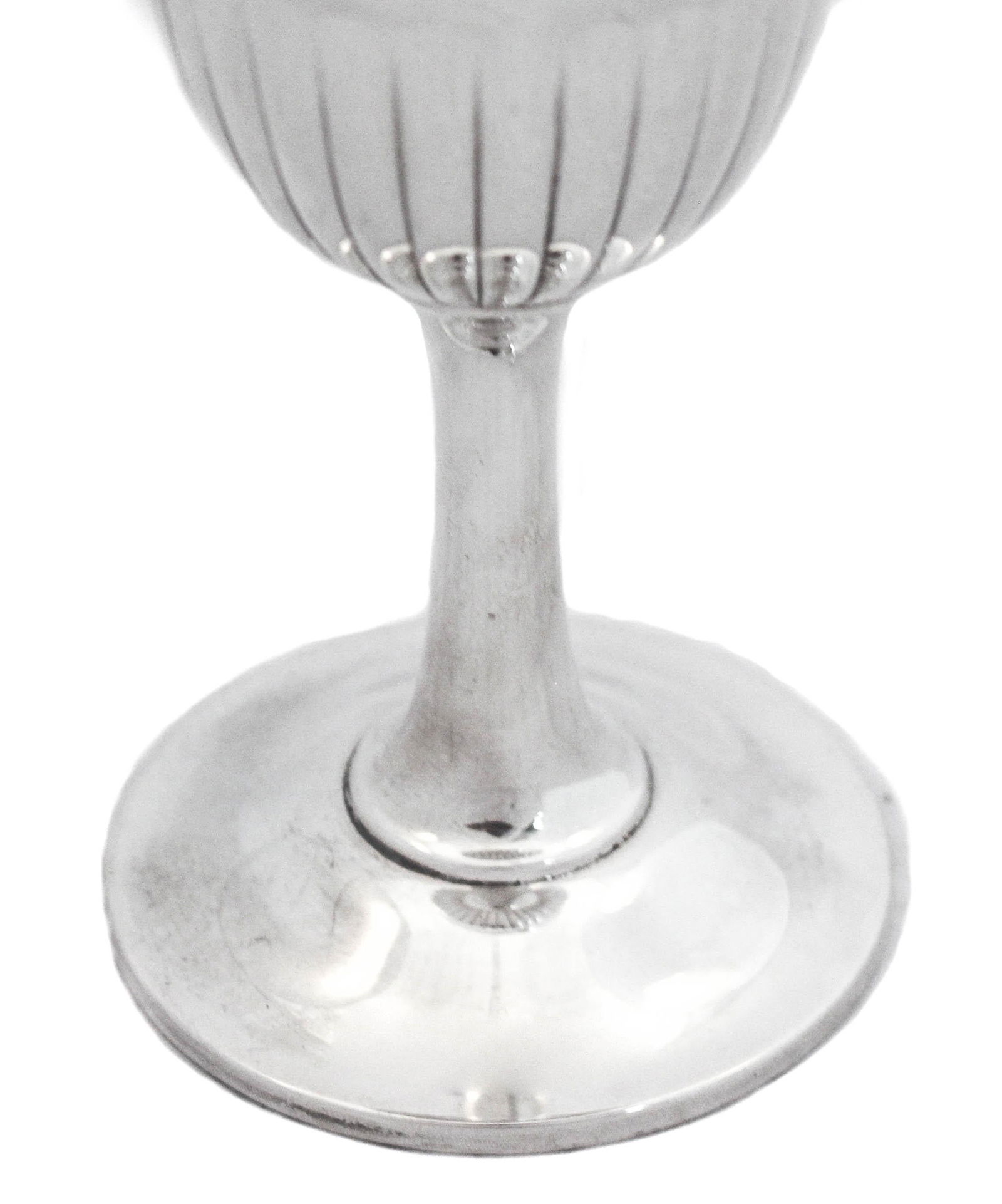 Sterling Silver Goblet: Sterling Silver Goblet Creator: Wallace Silversmiths (Manufacturer) Dimensions: Height: 7 in (17.78 cm)Diameter: 2.75 in (6.99 cm) Materials and Techniques: Sterling Silver Place of Origin: United Sta