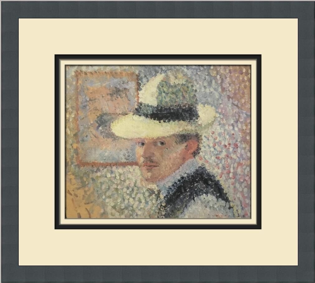 Hans Hoffman Self-Portrait I Custom Framed Print: Hans Hoffman Self-Portrait I Custom Framed Print Unit Of Sale: Single Piece Artist: Hans Hoffman Size: Medium Custom Bundle: No Item Length: 14 in Region Of Origin: United States Framing: Matted & Fra