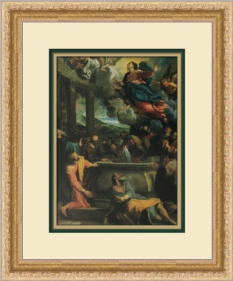 Annibale Carracci The Assumption of the Virgin Custom Framed Print: Annibale Carracci The Assumption of the Virgin Custom Framed Print Unit Of Sale: Single Piece Artist: Annibale Carracci Size: Medium Custom Bundle: No Item Length: 13 in Region Of Origin: United State