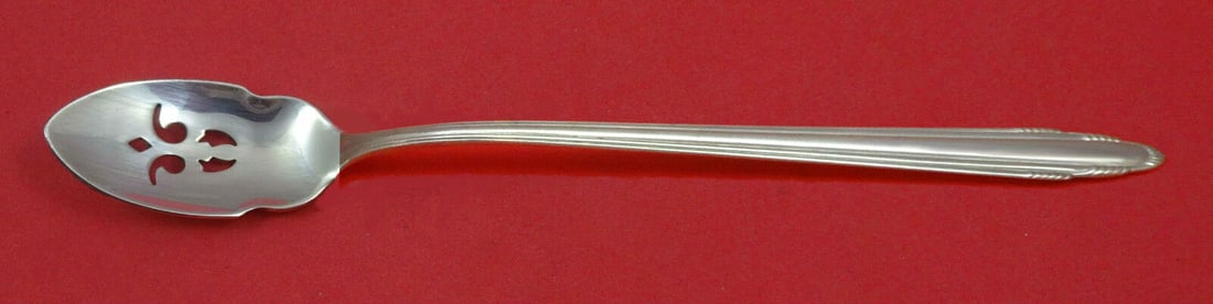 Contempora by Dominick and Haff Sterling Silver Olive Spoon Pcd Long Custom: Contempora by Dominick and Haff Sterling Silver Olive Spoon Pcd Long Custom Age: Post-1940 Type: Serving Spoon Brand: Dominick & Haff Pattern: Contempora Composition: Sterling Silver Maker: Dominick &