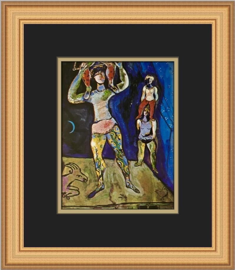 Marc Chagall The Circus Custom Framed Print: Marc Chagall The Circus Custom Framed Print Unit Of Sale: Single Piece Artist: Marc Chagall Size: Medium Item Length: 12 in Region Of Origin: United States Framing: Matted & Framed Personalize: No Yea
