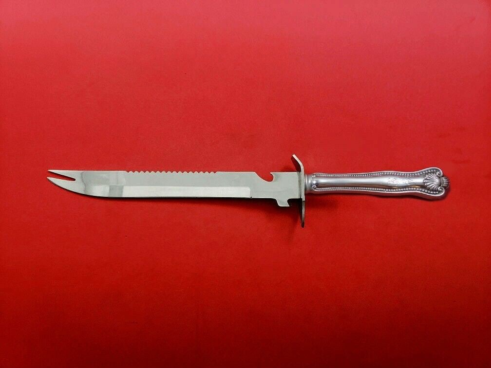 Newport Shell by Frank Smith Sterling Silver Ham Slice HH WS 11 1/2" Custom Made: Newport Shell by Frank Smith Sterling Silver Ham Slice HH WS 11 1/2" Custom Made Seller Notes: " Excellent condition" Maker: Frank Smith Composition: Sterling Silver Age: Post-1940 Brand: Frank Smith