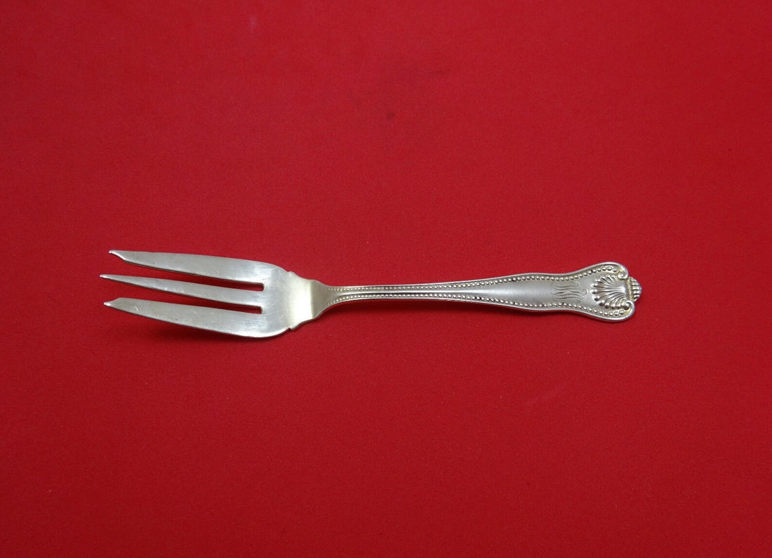Newport Shell by Frank Smith Sterling Silver Dessert Fork 3-Tine 6": Newport Shell by Frank Smith Sterling Silver Dessert Fork 3-Tine 6" Pattern: Newport Shell Brand: Frank Smith Type: Fork Composition: Sterling Silver Maker: Frank Smith Newport shell by frank smith st