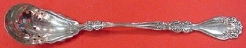 Marsailles By Alvin Sterling Silver Olive Spoon Original Pierced 6": Marsailles By Alvin Sterling Silver Olive Spoon Original Pierced 6" Pattern: Marsailles Brand: Alvin Type: Serving Spoon Age: 1850-1899 Composition: Sterling Silver Maker: Alvin Featured Refinements: