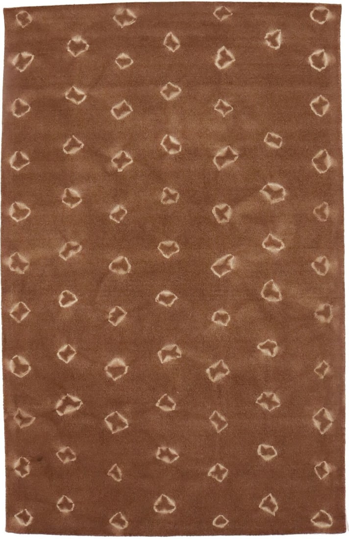 Brown Tie-Dye Design Contemporary 5X8 Hand-Tufted Modern Rug Wool Decor Carpet: Brown Tie-Dye Design Contemporary 5X8 Hand-Tufted Modern Rug Wool Decor Carpet Free continental US Shipping 'Type: Area Rugs Color: Brown Size: 5"0 X 8"0 Material: Wool Production Technique: Tufted It