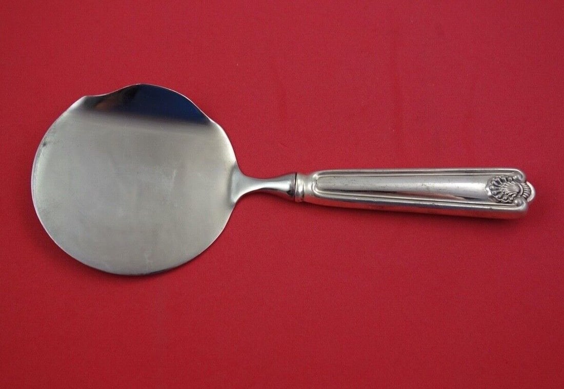 Fiddle Shell by Frank Smith Sterling Silver Tomato Server not pierced WS 8 1/2": Fiddle Shell by Frank Smith Sterling Silver Tomato Server not pierced WS 8 1/2" Maker: Frank Smith Composition: Sterling Silver Age: 1900-1940 Brand: Frank Smith Pattern: Fiddle Shell Type: Serving Pi