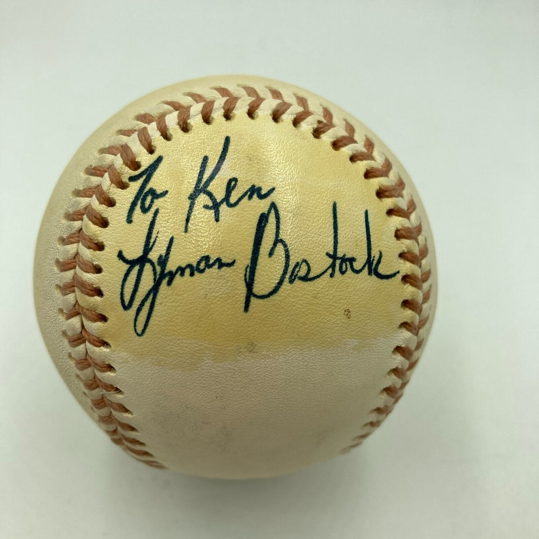 RARE Lyman Bostock Single Signed Baseball Murdered In 1978 JSA COA: RARE Lyman Bostock Single Signed Baseball Murdered In 1978 JSA COA Sport: Baseball-MLB Signed: Yes Original/Reprint: Original Autograph Authentication: James Spence Authentication (JSA) Product: Ball