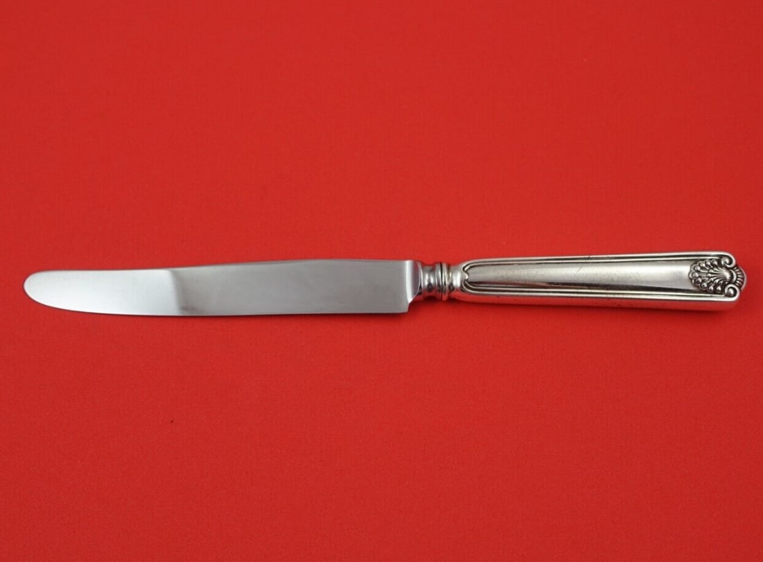 Fiddle Shell by Frank Smith Sterling Silver Junior Knife French 8 1/8" Heirloom: Fiddle Shell by Frank Smith Sterling Silver Junior Knife French 8 1/8" Heirloom Seller Notes: " Excellent condition" Brand: Frank Smith Pattern: Fiddle Shell Composition: Sterling Silver Type: Knife M