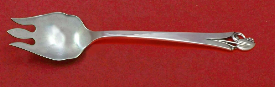 Woodlily by Frank Smith Sterling Silver Cake Ice Cream Spork Custom Made 5 3/4": Woodlily by Frank Smith Sterling Silver Cake Ice Cream Spork Custom Made 5 3/4" Seller Notes: " Excellent" Maker: Frank Smith Composition: Sterling Silver Age: Post-1940 Type: Spork Cake Ice Cream Woo
