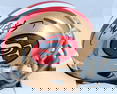 Deion Sanders Signed San Francisco 49ers 64-95 Speed Mini Helmet- Beckett W Holo