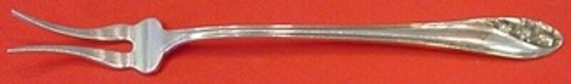 Lily of the Valley by Gorham Sterling Silver Pickle Fork 2-Tine 5 3/4" Serving: Lily of the Valley by Gorham Sterling Silver Pickle Fork 2-Tine 5 3/4" Serving Seller Notes: " Excellent condition" Composition: Sterling Silver Age: Post-1940 Brand: Gorham Pattern: Lily of the Valle