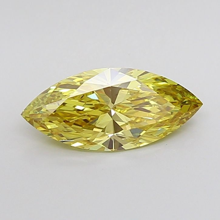 Loose Diamond - MARQUISE 1.5ct Fancy Intense Brownish Yellow VS1: Loose Diamond - MARQUISE 1.5ct Fancy Intense Brownish Yellow VS1 Source: This is a real non-mined Diamond that has been grown in a lab Shape: MARQUISE Carats: 1.5 Color: Fancy Intense Brownish Yellow 