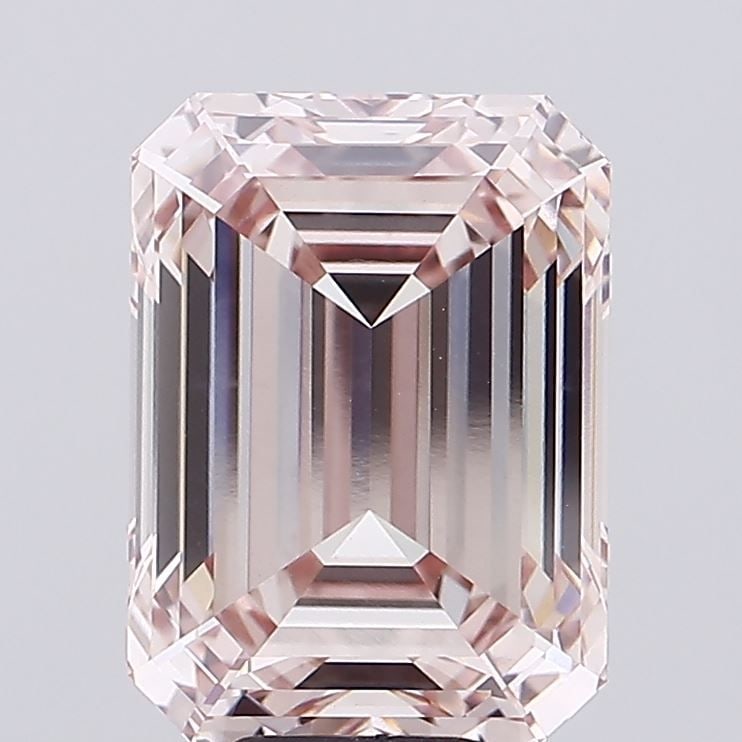 Loose Diamond - EMERALD 10.2ct Fancy Pink VS1: Loose Diamond - EMERALD 10.2ct Fancy Pink VS1 Source: This is a real non-mined Diamond that has been grown in a lab Shape: EMERALD Carats: 10.2 Color: Fancy Pink Certification: IGI Video: