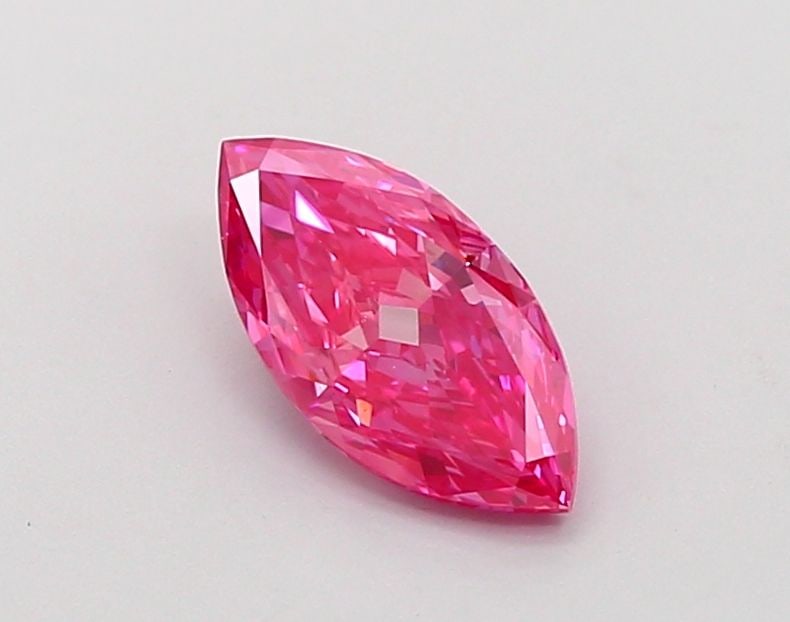Loose Diamond - MARQUISE 0.99ct Fancy Vivid Pink VS1: Loose Diamond - MARQUISE 0.99ct Fancy Vivid Pink VS1 Source: This is a real non-mined Diamond that has been grown in a lab Shape: MARQUISE Carats: 0.99 Color: Fancy Vivid Pink Certification: IGI The B