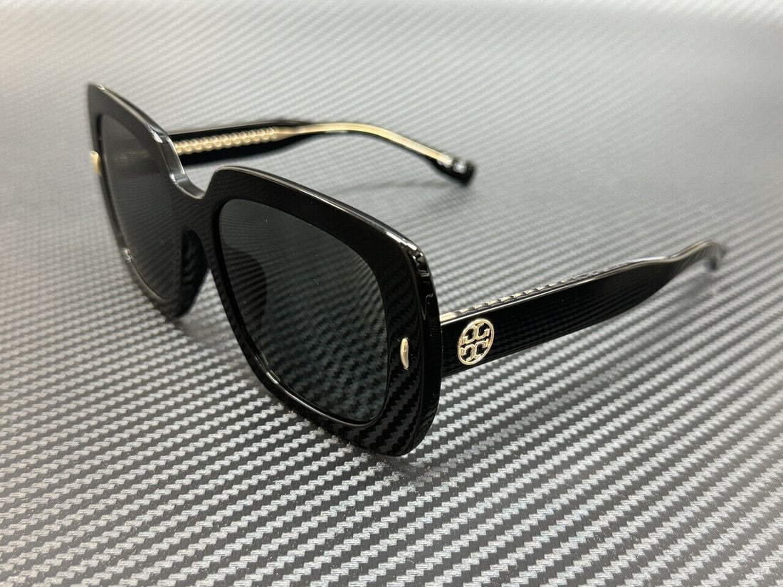 TORY BURCH TY7193U Black Women's 56mm Sunglasses: TORY BURCH TY7193U Black Women's 56mm Sunglasses Stylish TORY BURCH TY7193U sunglasses featuring a sleek black frame. These sunglasses are perfect for adding a touch of elegance to any outfit. Ideal f