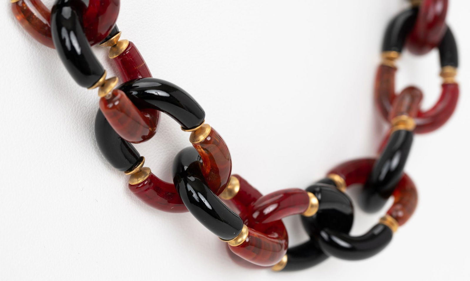 Seguso X Chanel Murano Glass Choker 1960 Mixed Metal 18.5 Inches: Seguso X Chanel Murano Glass Choker 1960 Mixed Metal 18.5 Inches This exquisite Seguso X Chanel Murano Glass Choker showcases the artistry of creator Archimede Seguso. Crafted from mixed metals, this