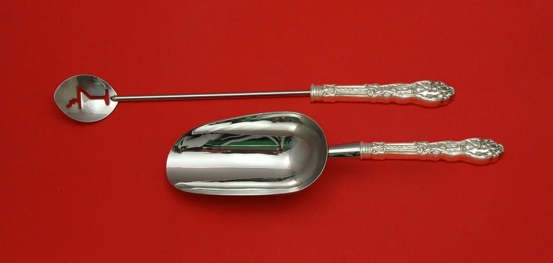 Gorham Versailles Sterling Silver Hostess Set with Stainless Bar Tools: Gorham Versailles Sterling Silver Hostess Set with Stainless Bar Tools Introducing the exquisite Versailles by Gorham Sterling Silver Bar Set, a stunning 2-piece hostess set that combines elegance and