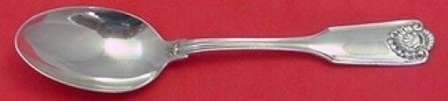 Frank Smith Sterling Silver Fiddle Shell Spoon 5 3/4 inches: Frank Smith Sterling Silver Fiddle Shell Spoon 5 3/4 inches This exquisite Fiddle Shell teaspoon, crafted by Frank Smith, showcases timeless elegance and craftsmanship. Made from sterling silver, this