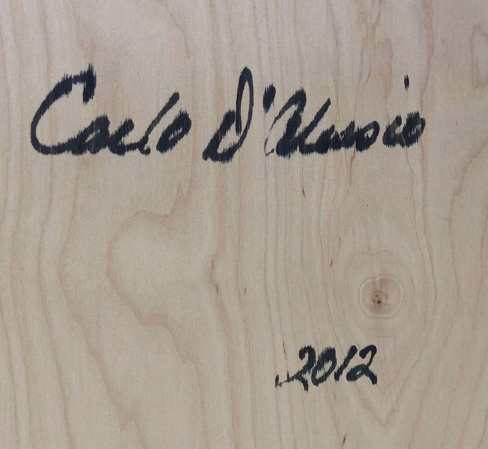 Original 2012 Abstract Painting by Carlo D'Alessio Signed: Original 2012 Abstract Painting by Carlo DAlessio Signed Creator: Carlo DAlessio (Artist) Dimensions: Height: 44 in (111.76 cm)Width: 62 in (157.48 cm)Depth: 2.5 in (6.35 cm) Materials and Techniques: