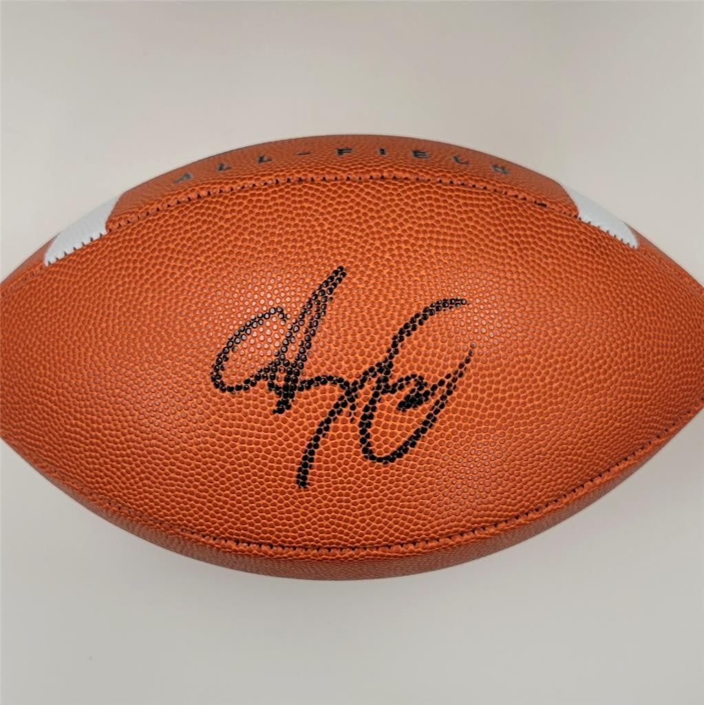 Adam Sandler Signed Football Waterboy Longest Yard Autograph - Beckett: Adam Sandler Signed Football Waterboy Longest Yard Autograph - Beckett This is an original football signed by Adam Sandler, featuring his black signature on the surface. The autograph has been authent
