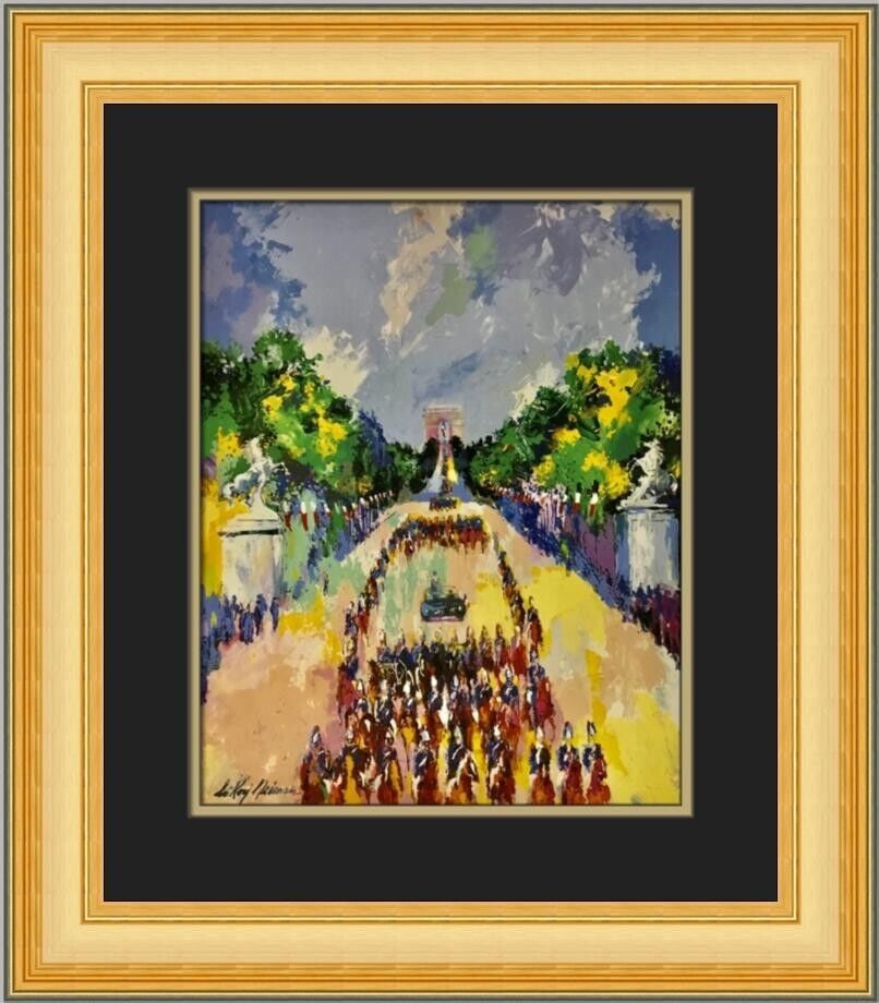 Viva La France Libre by LeRoy Neiman, Framed Print: Viva La France Libre by LeRoy Neiman, Framed Print This exquisite piece titled "Viva La France Libre" by renowned artist LeRoy Neiman is a stunning addition to any art collection. Produced in 1994, th