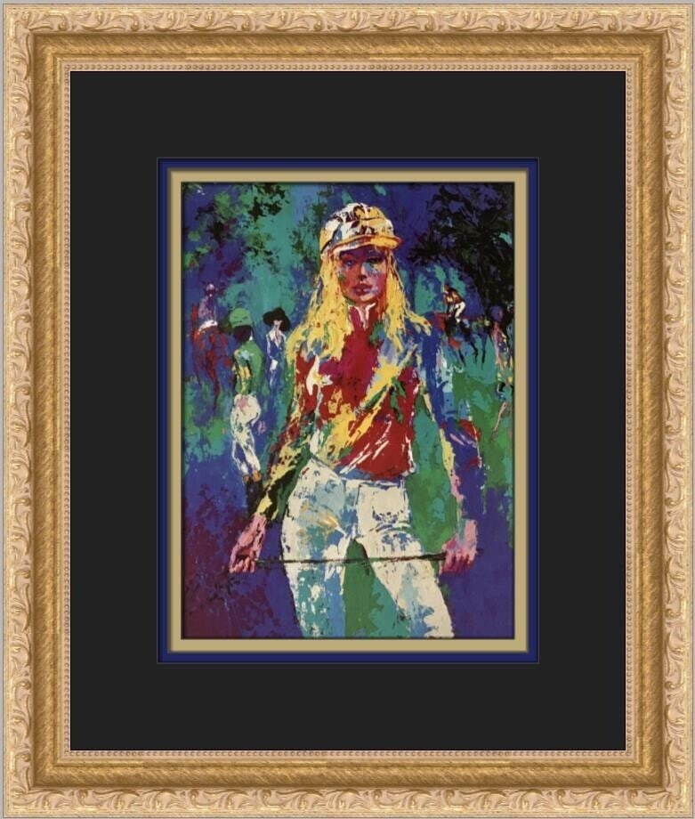 LeRoy Neiman 1974 Paddock Ladies Print Framed Matted: LeRoy Neiman 1974 Paddock Ladies Print Framed Matted This striking artwork titled "Paddock Ladies" by renowned artist LeRoy Neiman captures the vibrant essence of horse racing culture. Created in 1974