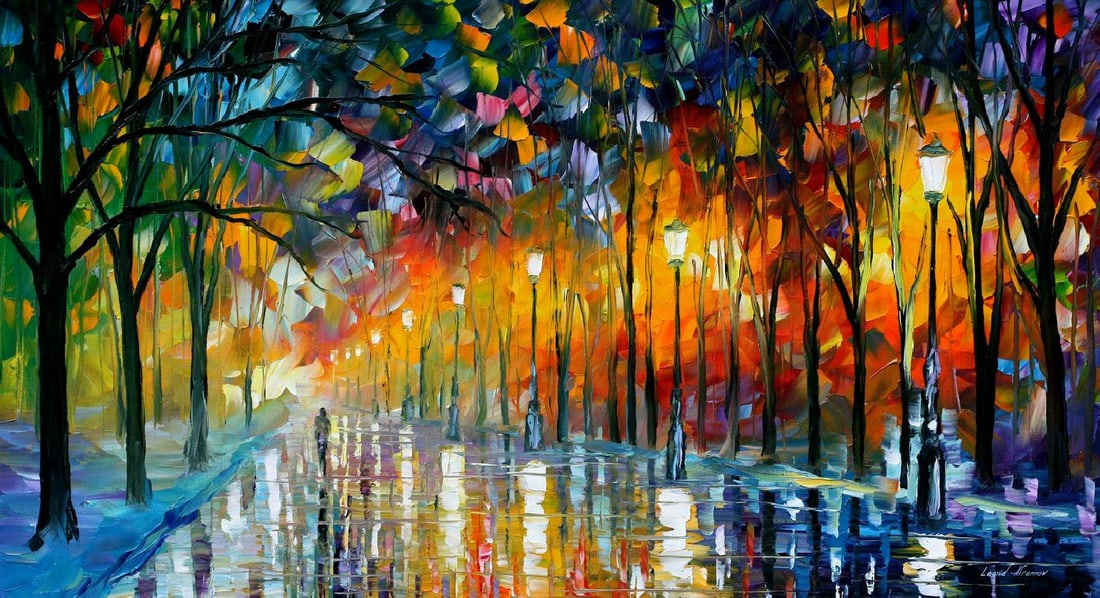 Limited Edition Giclee by Leonid - Ice Reflections 1/25: Limited Edition Giclee by Leonid - Ice Reflections 1/25 Experience the mesmerizing beauty of "Ice Reflections," a limited edition giclee artwork by acclaimed artist Leonid Afremov. This exquisite piec
