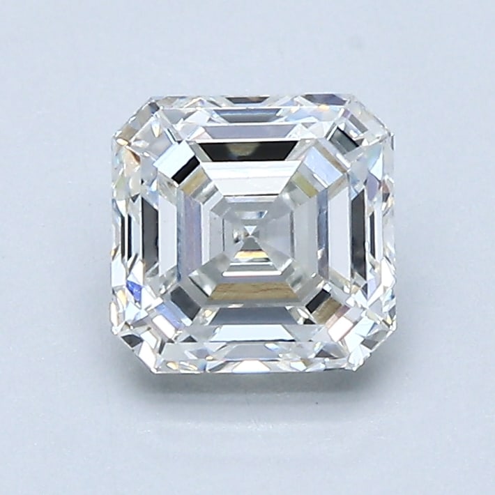 Exquisite 1.13ct ASSCHER Diamond G VVS1 GIA Certified: Exquisite 1.13ct ASSCHER Diamond G VVS1 GIA Certified This exquisite loose diamond features a stunning ASSCHER cut, known for its elegant square shape and distinctive step-cut facets. Weighing 1.13 ca